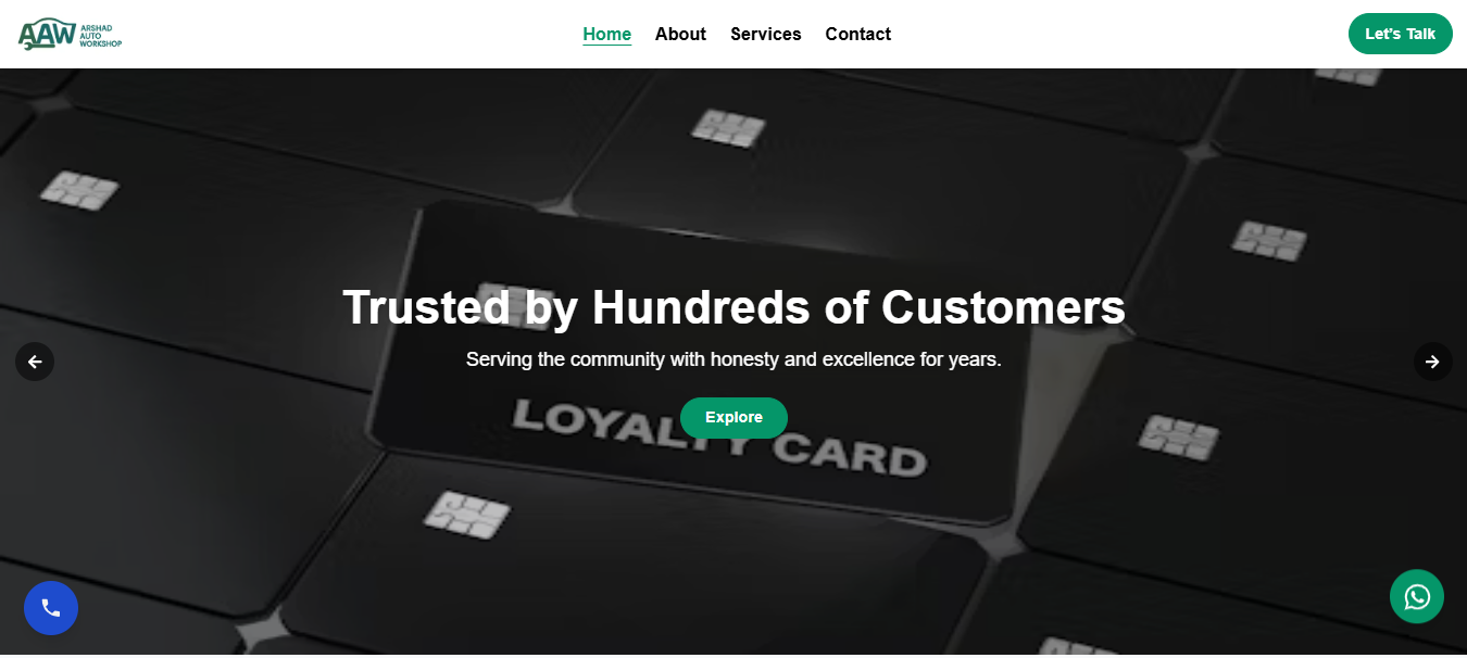 Arshad Auto Workshop — Luxury Car Service & Maintenance Hub