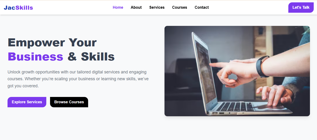 Jac Skills — Educational Platform for Skill Development